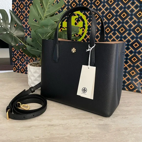 New , tory burch black small tote bag - Picture 1 of 13
